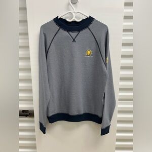 FootJoy Drirelease Striped Navy Long Sleeve